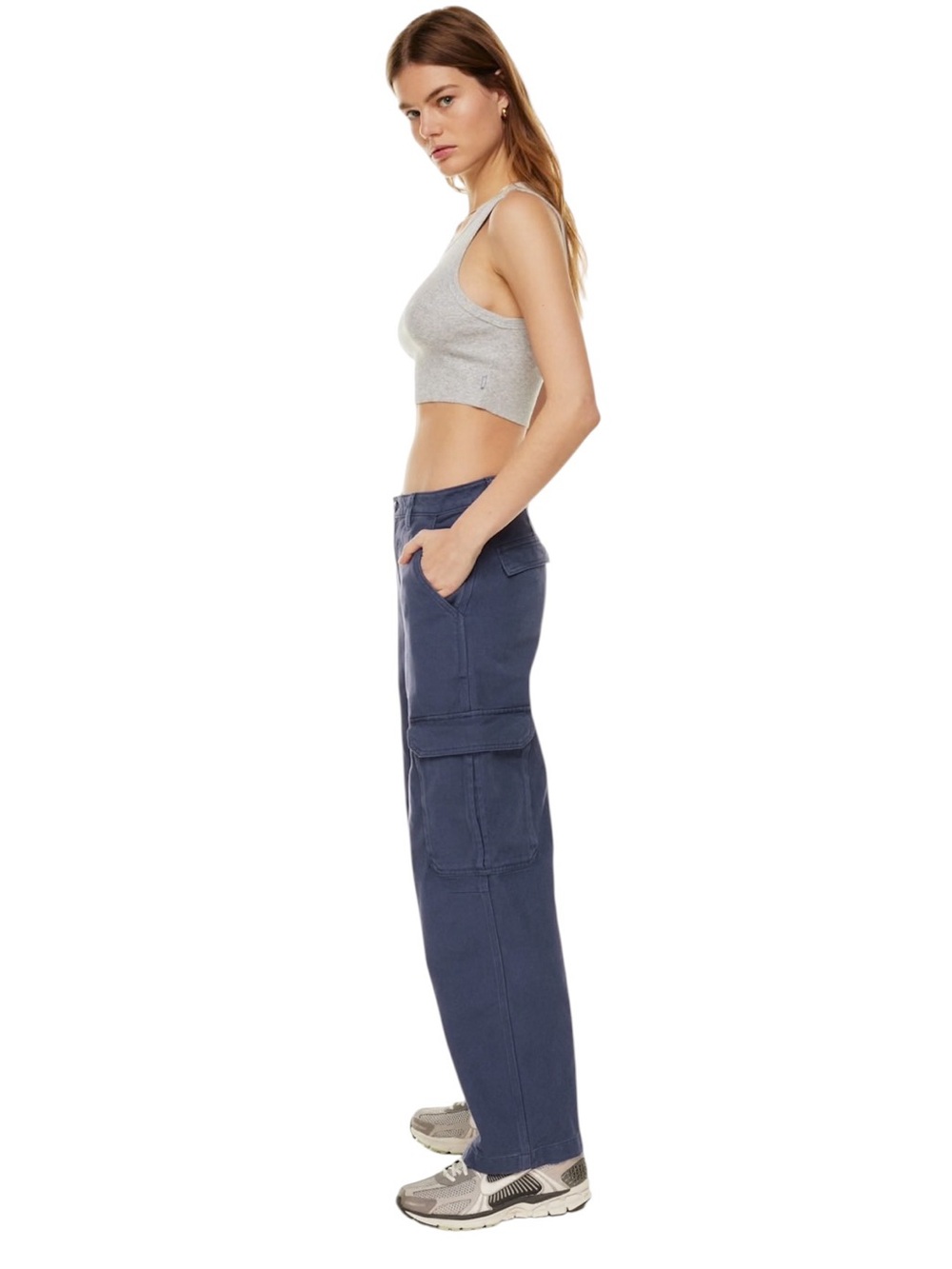 ARITZIA TNA Blue Cargo Pants in Sz 2